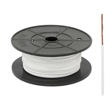 73-209- Ledning flry-b 0,50 vit
