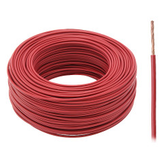 8614- Ledning lgy 1 x 1,0 röd