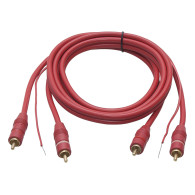 4419- Przyłącze 2xrca 6mm  1,5m czerwone
