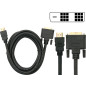 92-021- DVI-HDMI-anslutning 1,5m blister