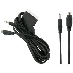 0667- Anslutning Euro-kontakt jack 3,5 mm + s-vhs 3 m | HandlaSmidigt.se