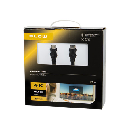 92-059- HDMI-HDMI-kabel 10m guld