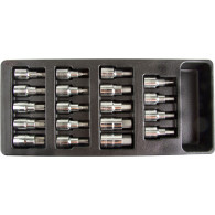 58787 Tacka nummer 14 - Hex och Torx bits set, 19 delar