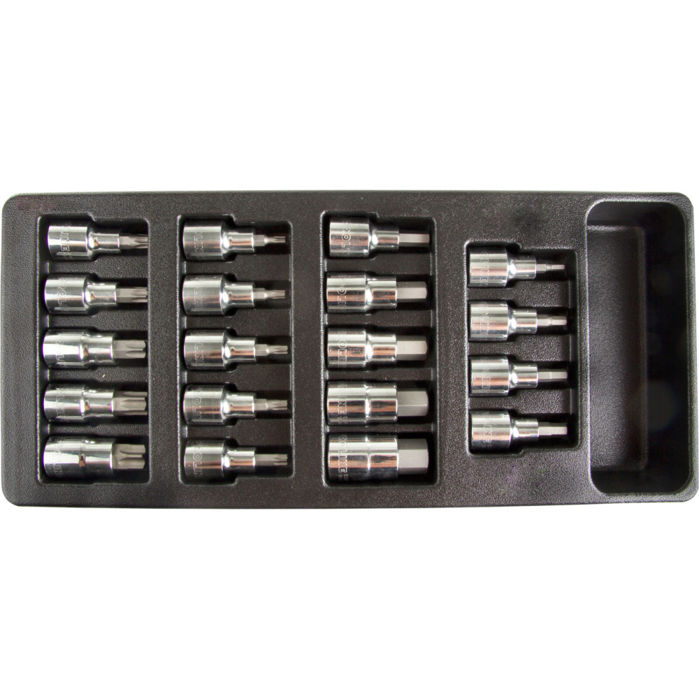 58787 Tacka nummer 14 - Hex och Torx bits set, 19 delar 58787 Tacka nummer 14 - Hex och Torx bits set, 19 delar