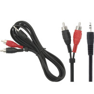 4337- Przyłącze wtyk 3,5st-2xwtyk rca 15m