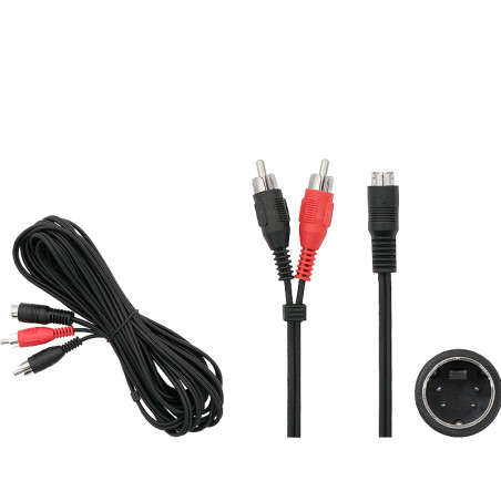 3598 - Anslutning med en svhs-2rca hankontakt 1,2m