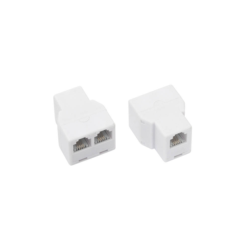 3309- Telefonuttag splitter-2 uttag mod 6p4c 3309- Telefonuttag splitter-2 uttag mod 6p4c