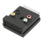 2566 - Scart-uttag med 1x scart-uttag + 3 rca + svhs + växelström.
