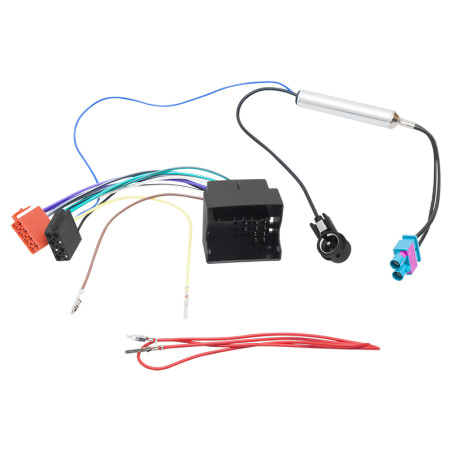 Bilanslutning VW, Skoda - ISO + dubbel Fakra-ISO-separator