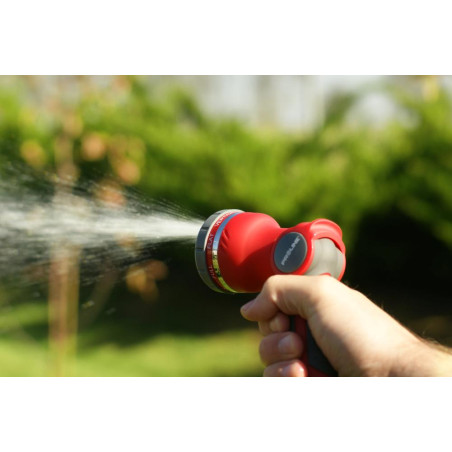 99317 Metallpistolsprenkler Deluxe med 8-stegs justering