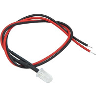 4606-                Dioda led 5 mm czerwony 12v z przewodem 20cm