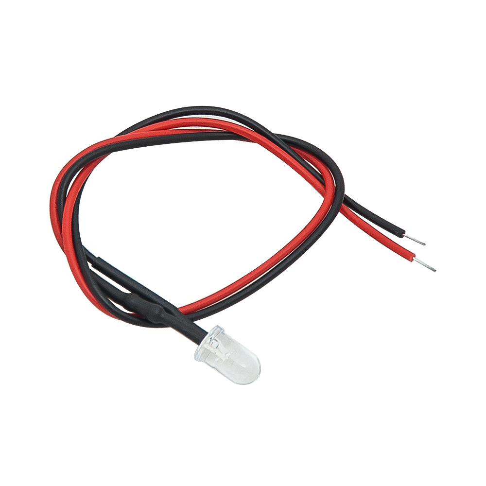 4606- Dioda led 5 mm czerwony 12v z przewodem 20cm 4606- Dioda led 5 mm czerwony 12v z przewodem 20cm