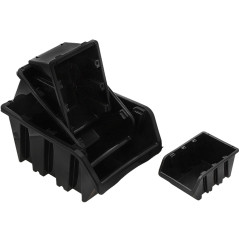 6483- Svart verkstadsback 195x120x90