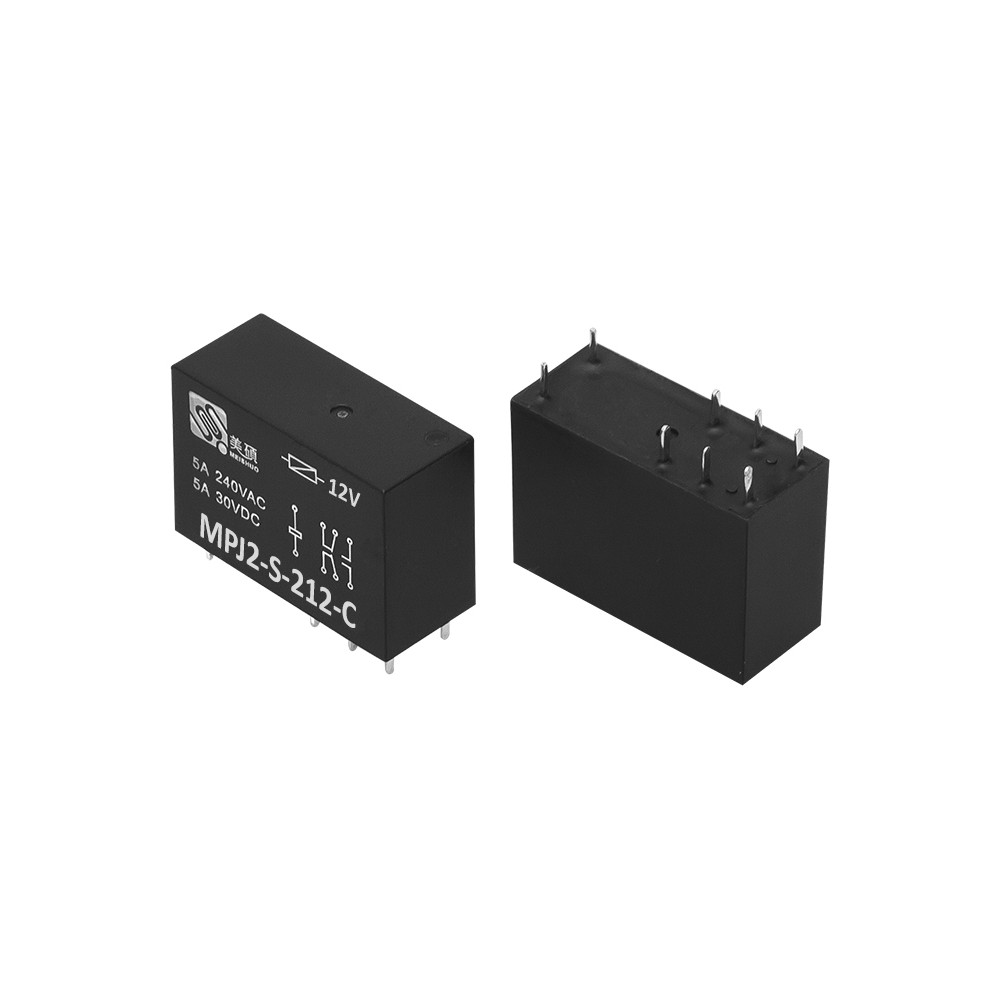 8362- Relä mpjs212c 12v (s142c12v) relä, spole 12v, kontakter 2x 5a/250vac 8362- Relä mpjs212c 12v (s142c12v) relä, spole 12v, kontakter 2x 5a/250vac