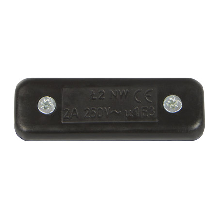 8477 - Svart tvåvägsströmbrytare 2A 250V 2A 250V vikt 18g industriell montering