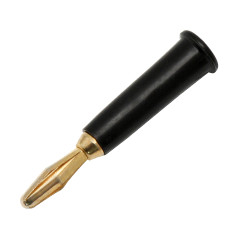 1083 - Banankontakt guld lödd svart