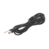 1263- Wtyk dc 2,5/5,5/11 z kablem 1,8m prosty