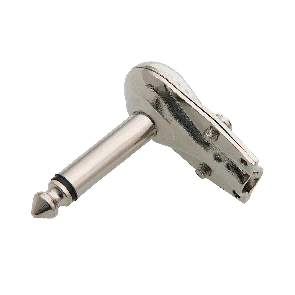 1189 - Jackkontakt 6,3 mm mono metall vinklad 1189 - Jackkontakt 6,3 mm mono metall vinklad