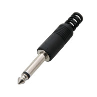 1277-              Plastig mono högkvalitativ 6,3 mm jackkontakt