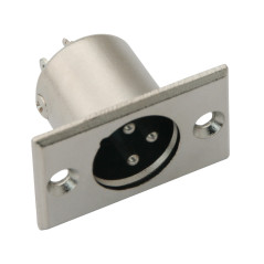 1053- XLR 3-polig mikrofonkontakt till hölje