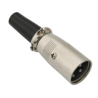 1651- Wtyk mikrofonowy xlr 3p na kabel skręc.odg