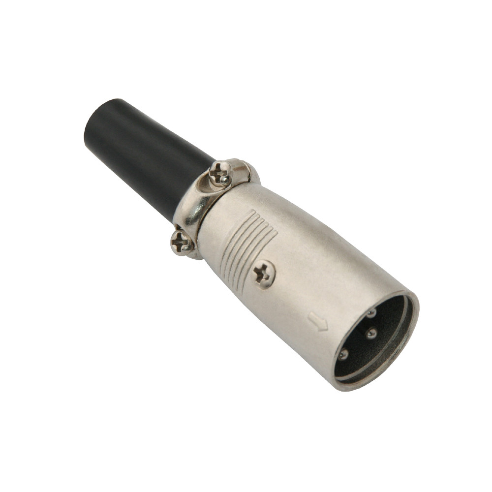 1651 - XLR 3-pins mikrofonkontakt till skärmad kabel 1651 - XLR 3-pins mikrofonkontakt till skärmad kabel