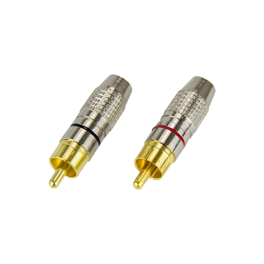 3775 - Professionell silver-förgylld RCA-hane 3775 - Professionell silver-förgylld RCA-hane