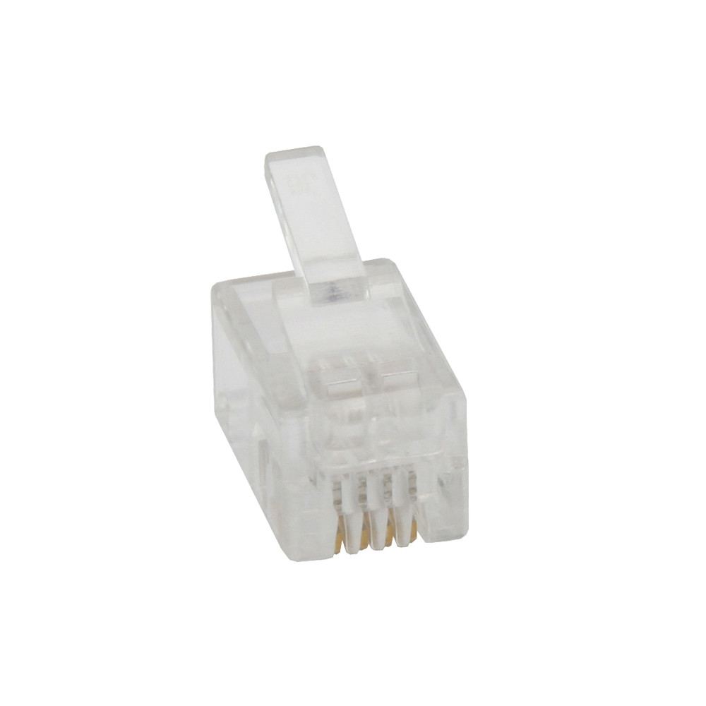 1253- Wtyk telefoniczny 4p4c (rj9) 1253- Wtyk telefoniczny 4p4c (rj9)