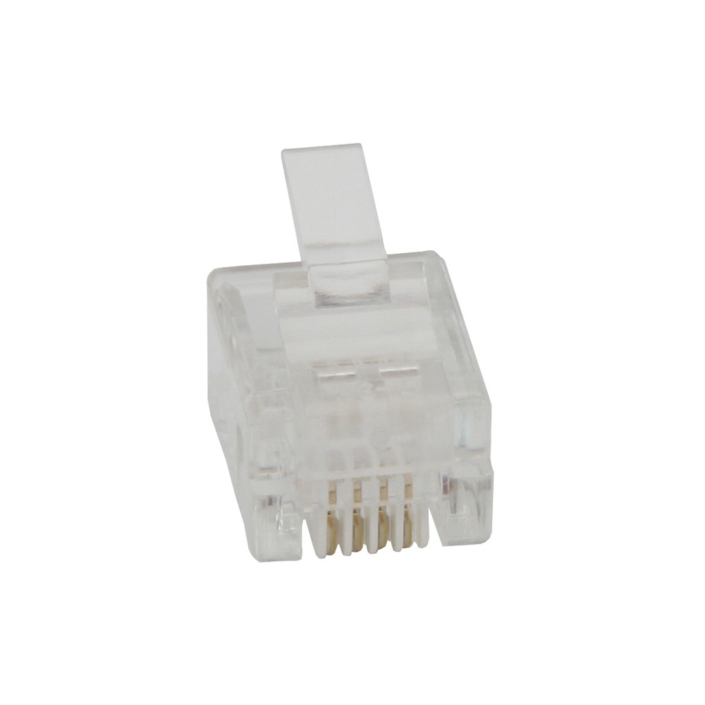 1254- Telefonkontakt 6p4c (rj11) 1254- Telefonkontakt 6p4c (rj11)