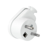 2167-              Vinklad vit elkontakt WT-16