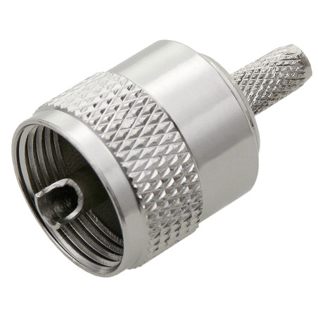 1099- Pluggkontakt (UHF/UC1) kläms på RG58+skarv RG58+hylsa