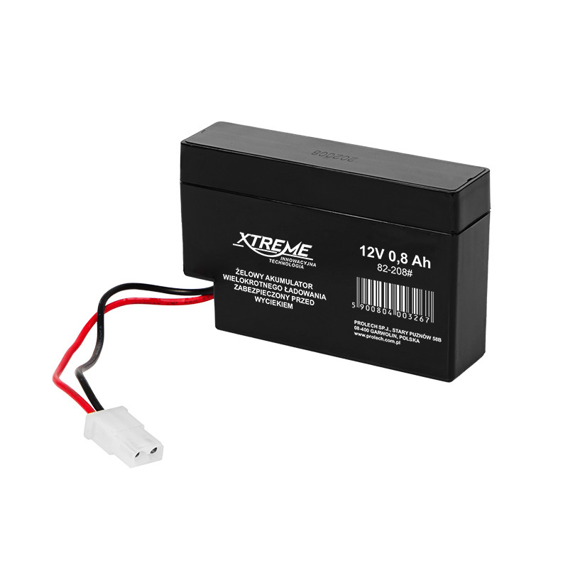 82-208 - Gelbatteri 12v 0,8ah xtreme 98x62x25'