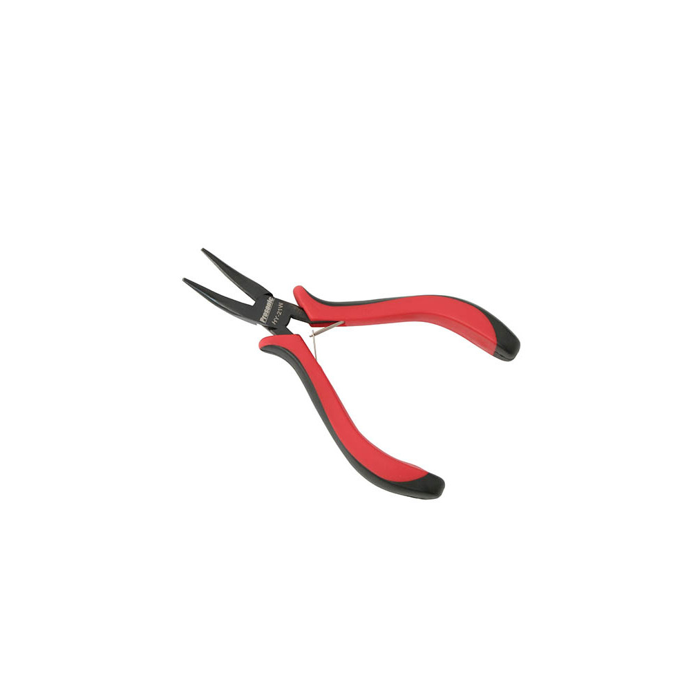 1462- Szczypce wydłużone wygięte 130mm hy-21w