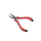 1462- Szczypce wydłużone wygięte 130mm hy-21w