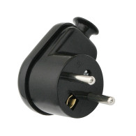 2162- Wtyczka wt-16 kątowa czarna