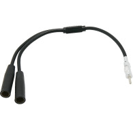 0948- Samochodowy adapter antenowy rozgałęźnik 2x gniazdo -din
