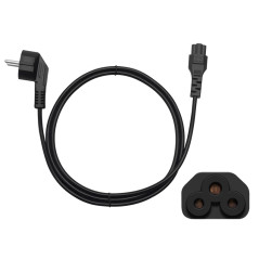 9699 - Strömkabel klöverblad 1,5m hq