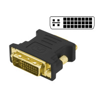 92-103- Konverter DVI-hane till VGA-hona 15-pin.