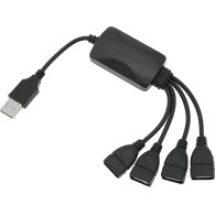 66-385- USB-hubb med 4 portar och kabel