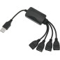 66-385- USB-hubb med 4 portar och kabel