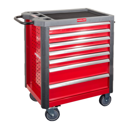 33107 Verkstadsvagn med 7 lådor, 706x450x815 mm, Proline