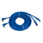 8676 - Anslutning 2xrca 6mm 5m guld vinklad + kontrollenhet