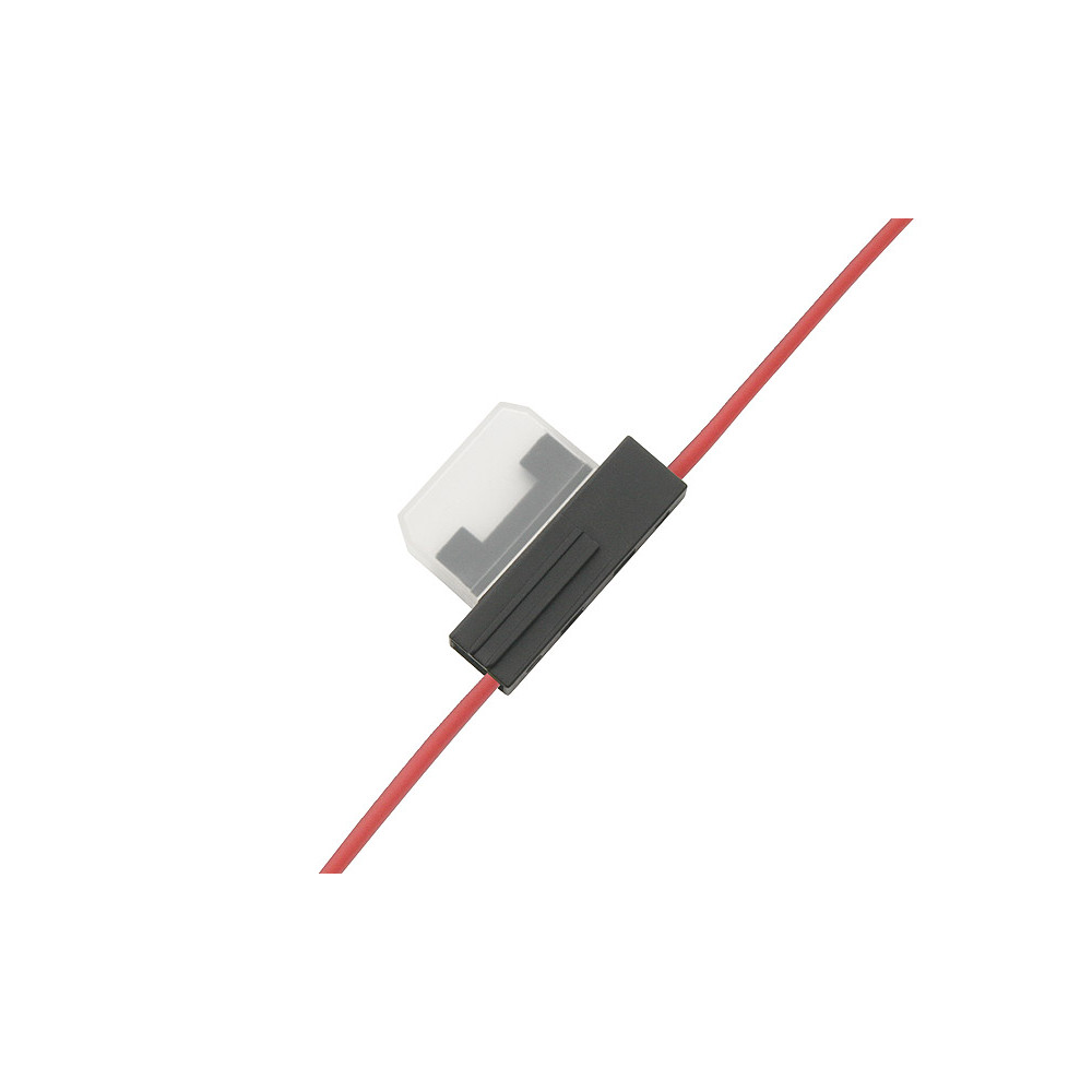 4008 - Säkringshållare med kabel för bilanslutning, röd 0,50