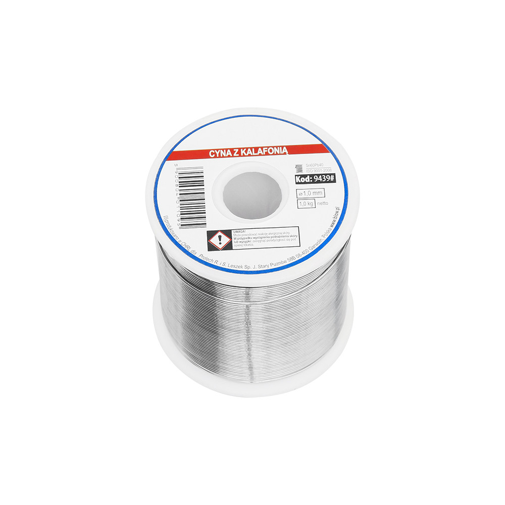 9439- Cyna 1,00/1kg sn60pb40 9439- Cyna 1,00/1kg sn60pb40