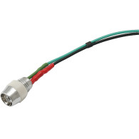 1628- Dioda led 5mm (czerwona 12v) kontrolka z przewodem