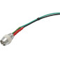 1628 - 5 mm LED-diod (röd 12V) indikatorlampa med kabel