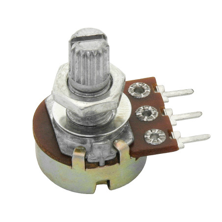 8720 - Vridpotentiometer 500 ohm med linjär l-15mm