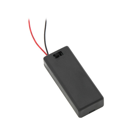 2666 - Batterifack typ 2 r3x2 ii + strömbrytare / lock