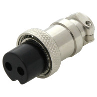 20-099- Mikrofonkontakt 2-pin till kabel