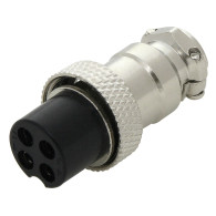 20-097- Mikrofonkontakt 4-pin till kabel